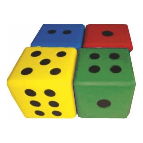 Kocka 8 cm s bodkami